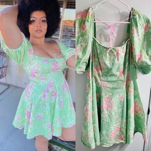 Selkie The Acid Trip Mini Day Dress 1X